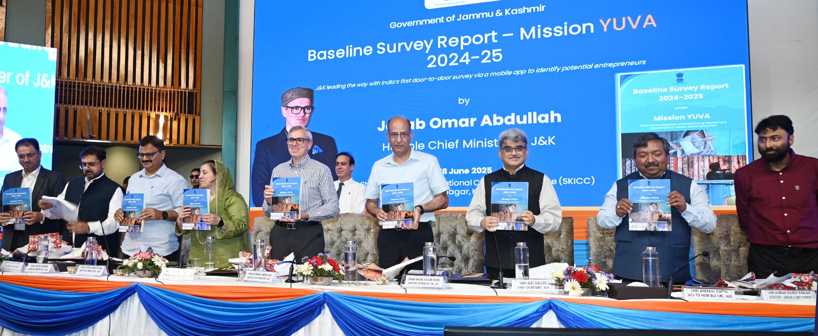 'CM Omar Abdullah Launches ‘Mission YUVA’ to Drive Youth Entrepreneurship in J&K Targets 1.37 Lakh Enterprises and 4.25 Lakh Jobs Over 5 Years'